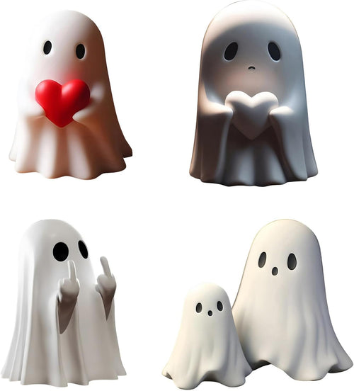 Little Boo, Big Attitude — Mini Ghost Figurines