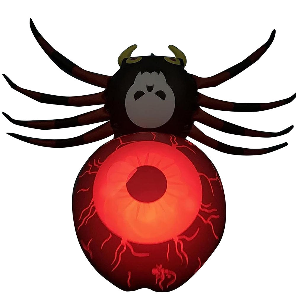 Midnight Web — Light-Up Inflatable Spider