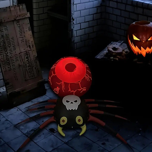 Midnight Web — Light-Up Inflatable Spider