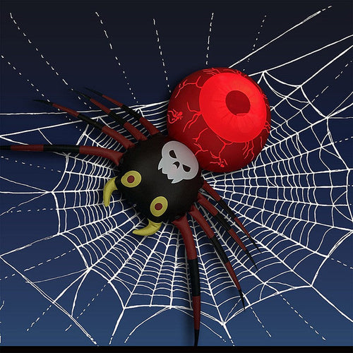 Midnight Web — Light-Up Inflatable Spider